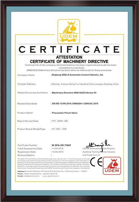 Stezni ventil CE (001) Pinch valve CE(001)