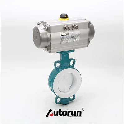 Pneumatic Fluorine - Lined Butterfly Valve